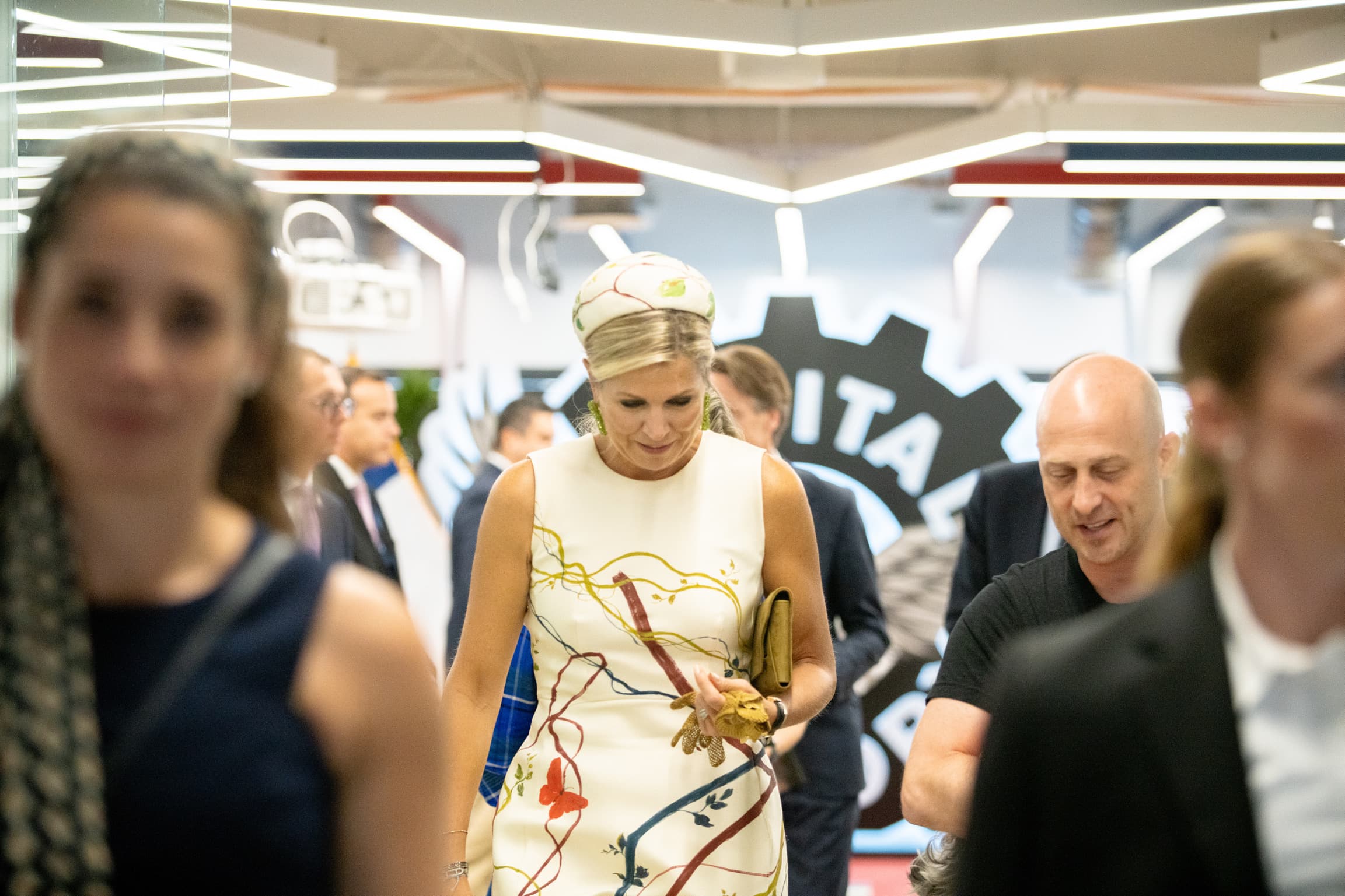 Queen Máxima of the Netherlands tours Capital Factory